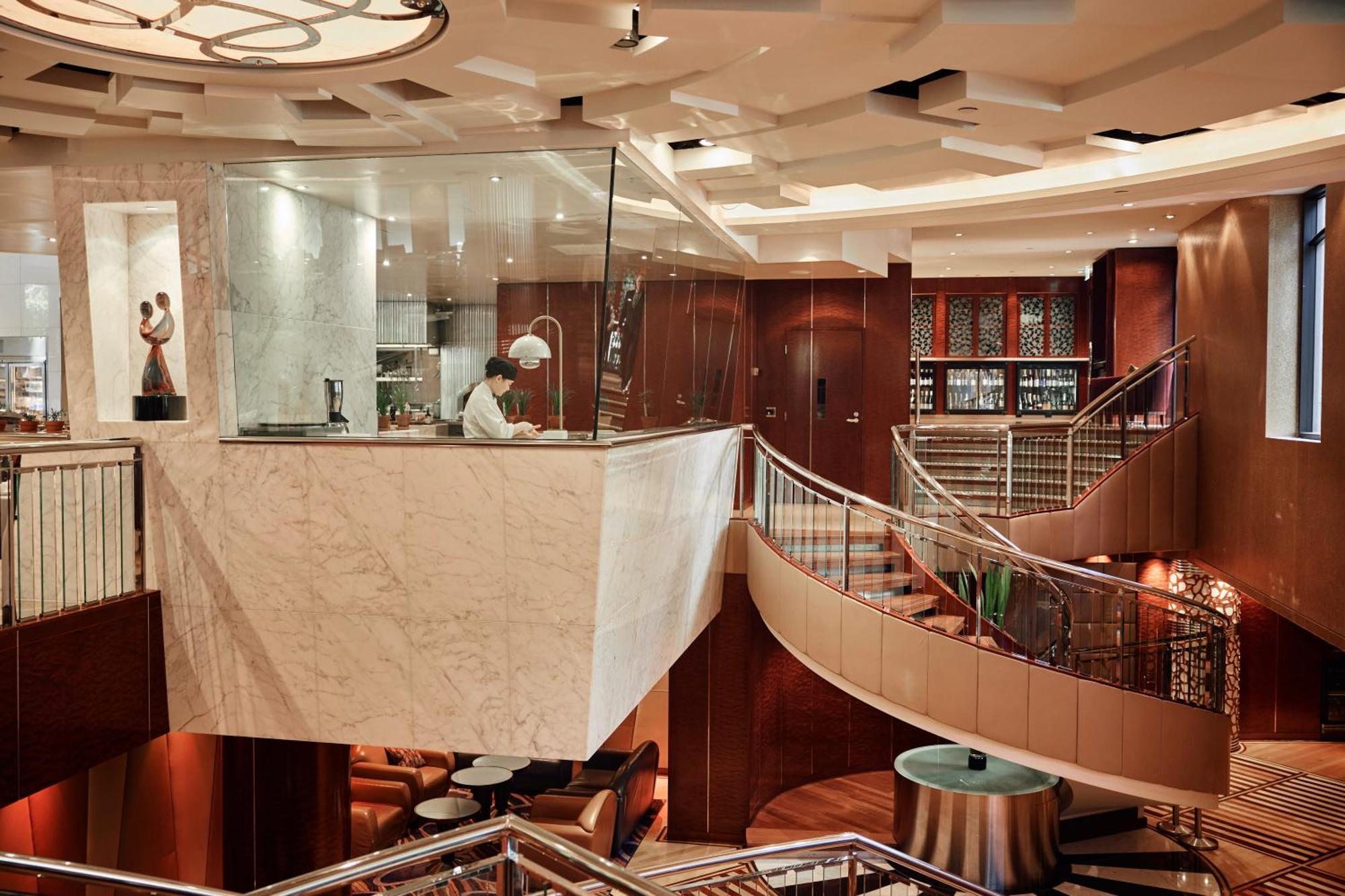 Hotel Park Hyatt Melbourne Exteriér fotografie The open kitchen at the restaurant